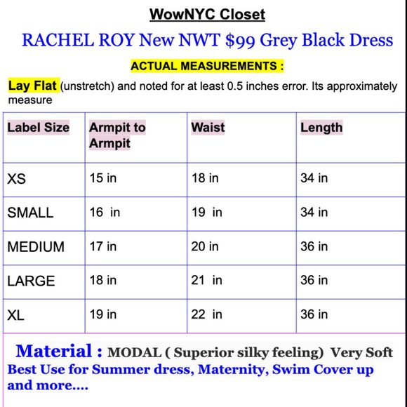 NWT RACHEL ROY Grey Summer Boho Tank Slip On‎ Dress - Picture 6 of 11